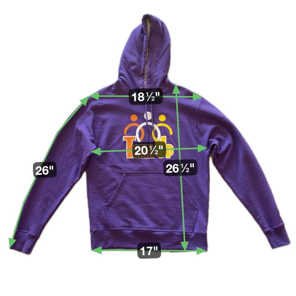 Unisex Champion Purple “Team Up” Hoodie Set Size S & M Matching Bundle - Picture 11 of 15